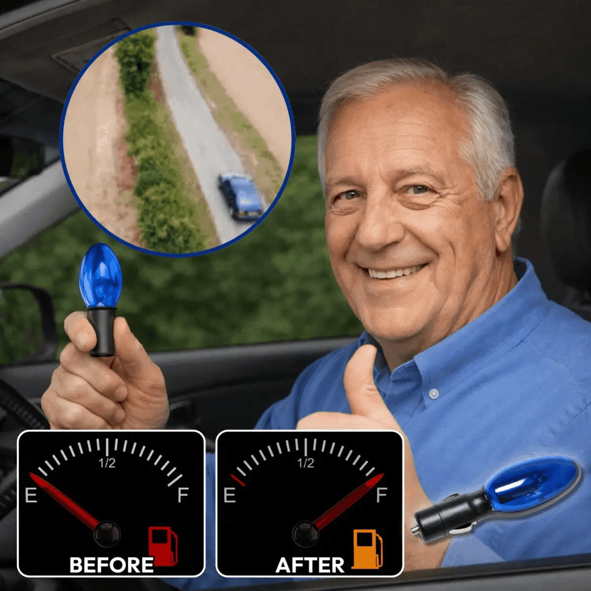 🚗 2026 New Upgrade FuelShark Fuel Sync Device – Automotive Gas Saver for Cars & Trucks, Spill Saver-8CR5