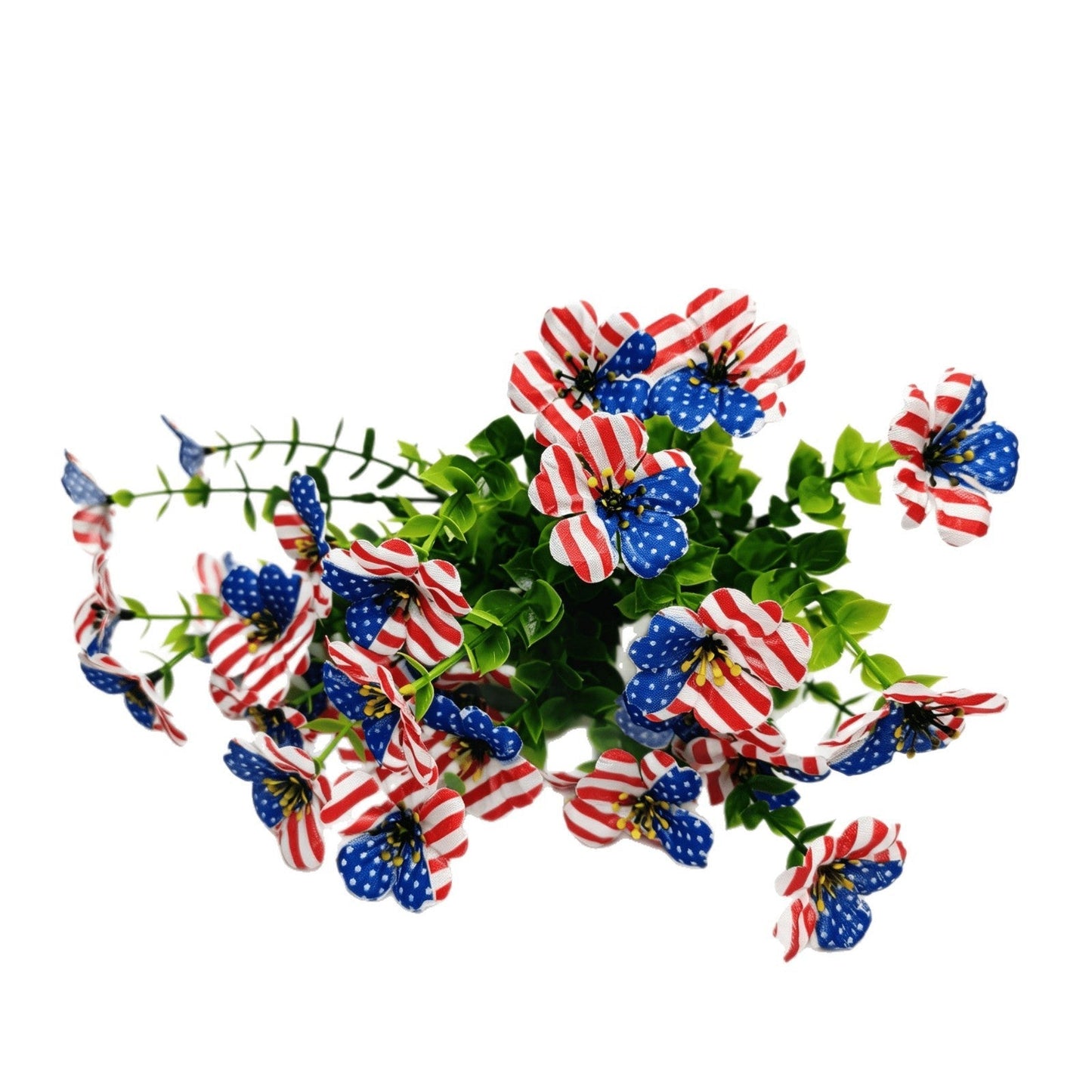 🔥4th of July Hot Sale 50% Off🔥Patriotic Red White Blue Artificial Flowers💐