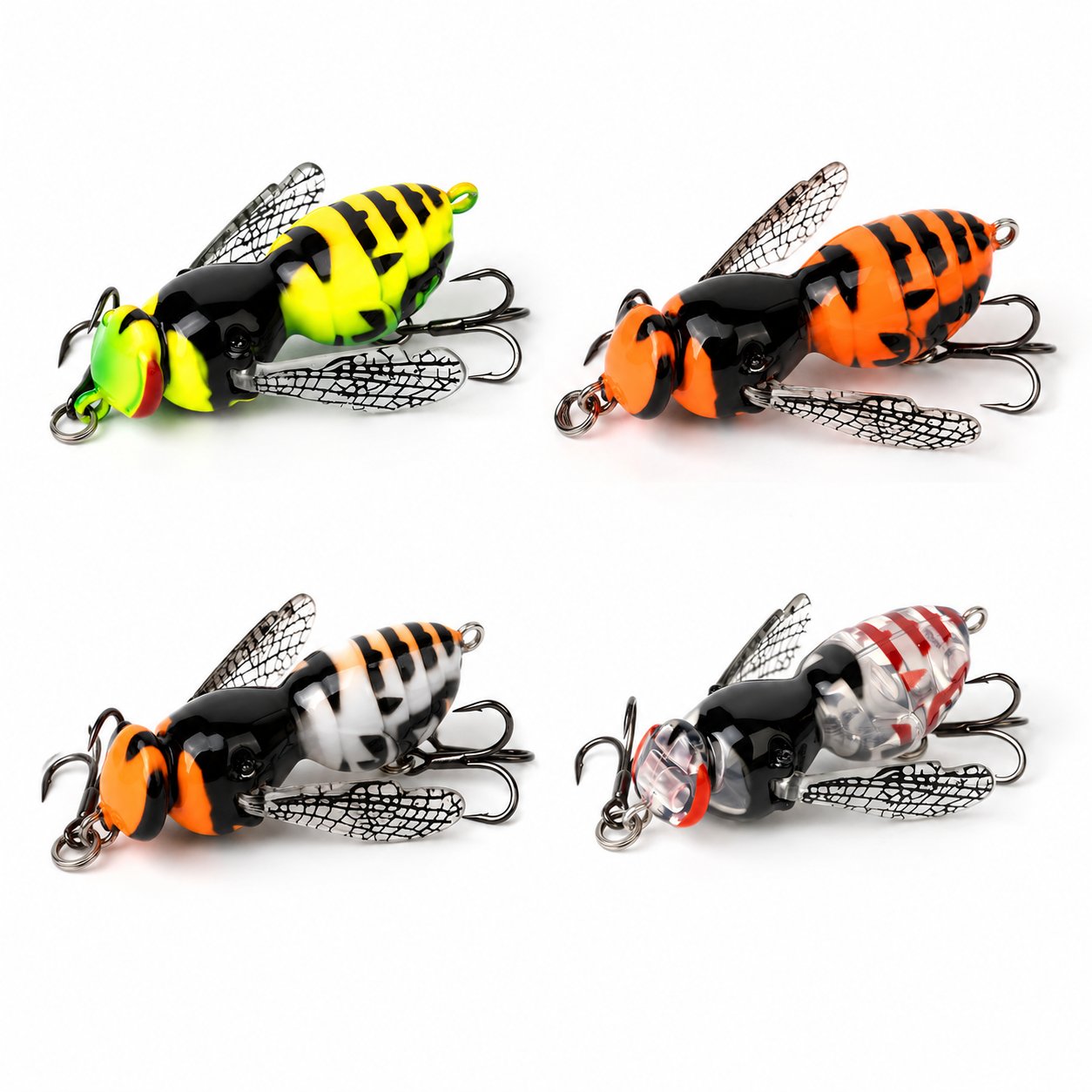 ๐ฅ Last Day 49% OFF โ ๐ Bionic Wasp Topwater Lure That Triggers Explosive Strikes