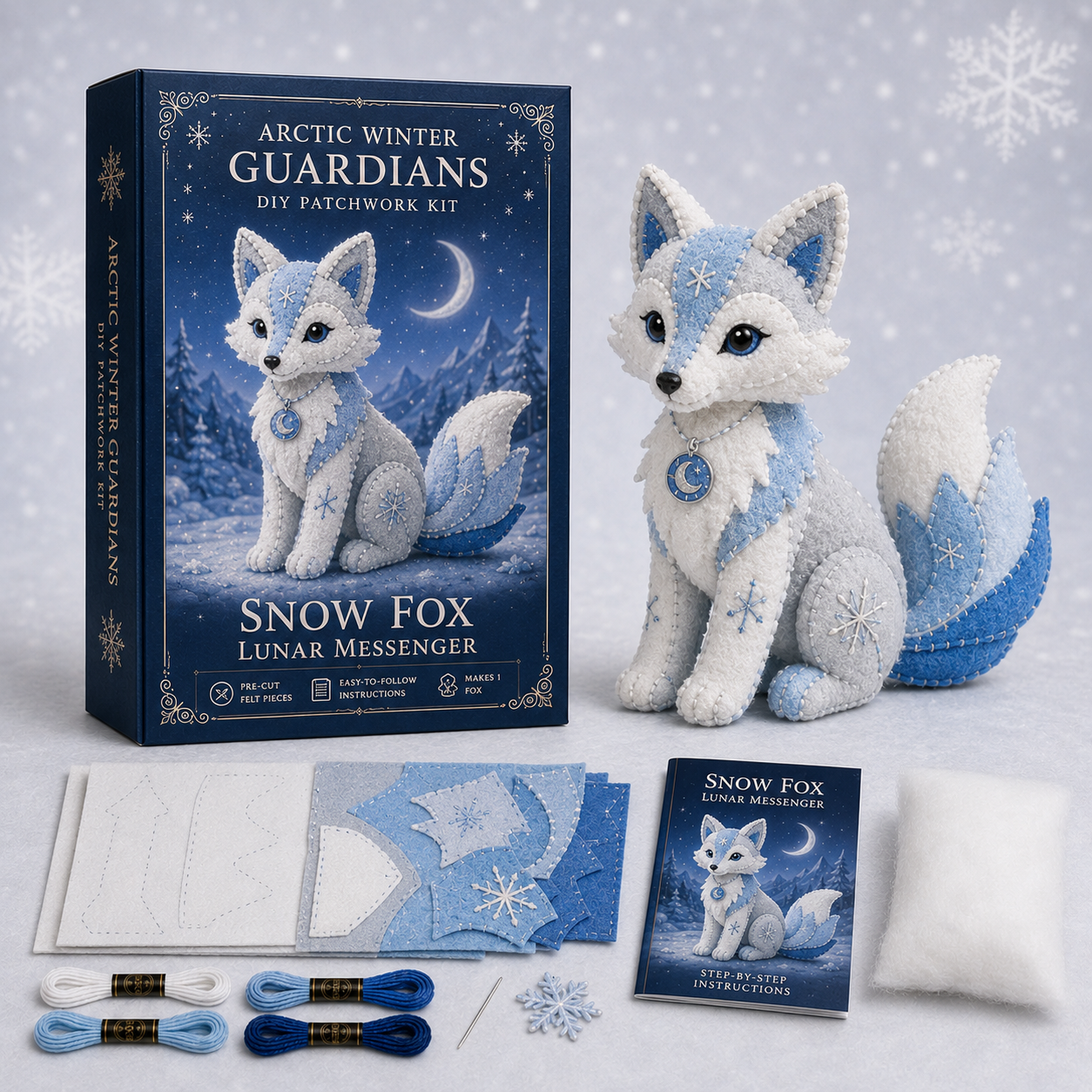 ❄️🧵Arctic Winter Guardians DIY Patchwork Kit