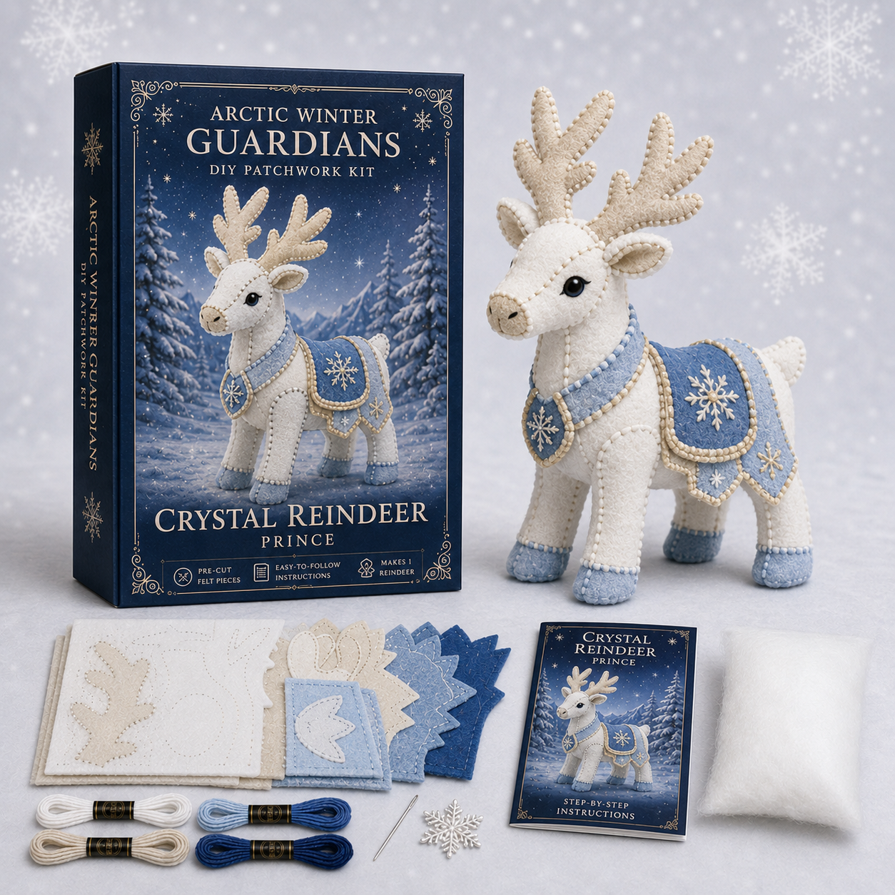 ❄️🧵Arctic Winter Guardians DIY Patchwork Kit