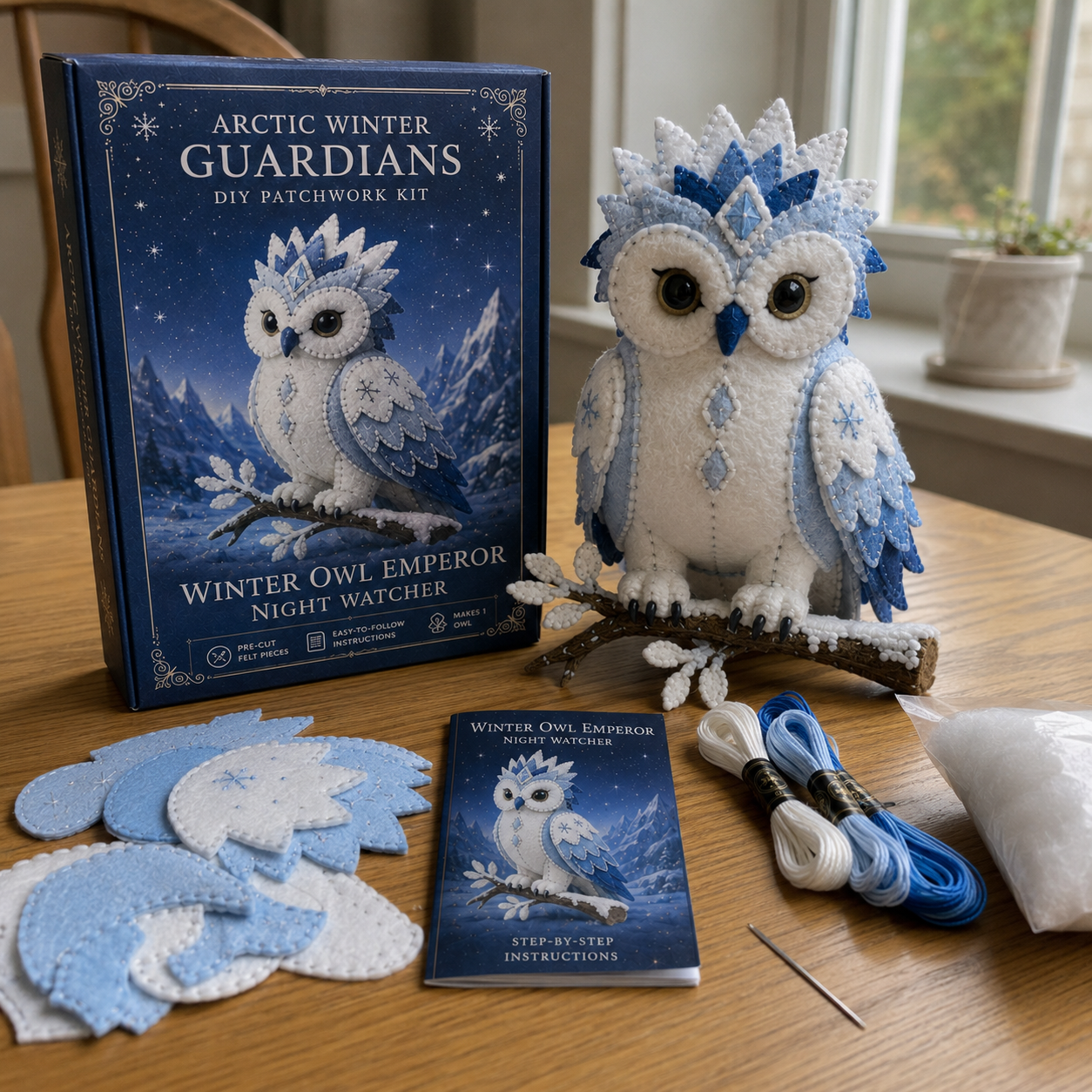 ❄️🧵Arctic Winter Guardians DIY Patchwork Kit