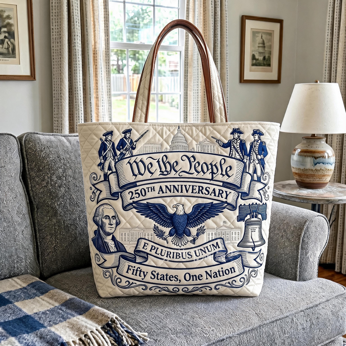 Handmade-Inspired Patriotic Tote Bags for America’s 250th Celebration 🇺🇸